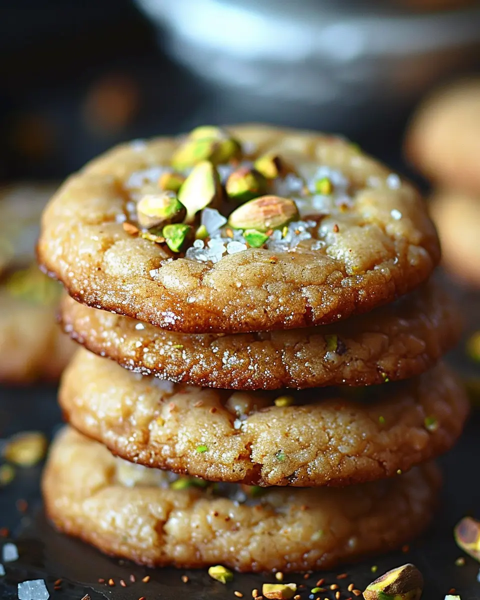 Salted Honey Pistachio Cookies: Indulge in Sweet Bliss at Home