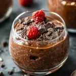 High Protein Chocolate Chia Pudding