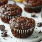 Banana Chocolate Protein Muffins (Low Carb)