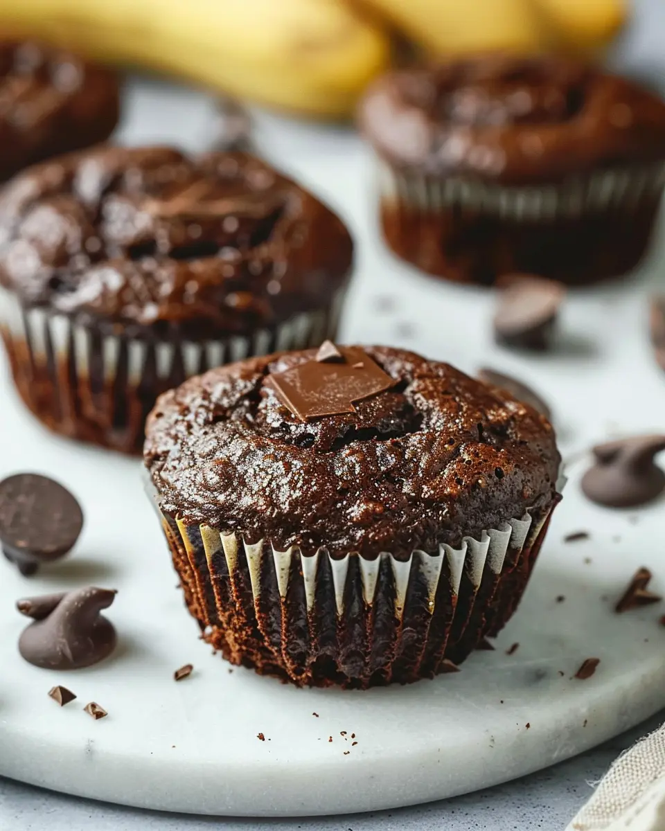 Banana Chocolate Protein Muffins: Easy Low Carb Delight for All