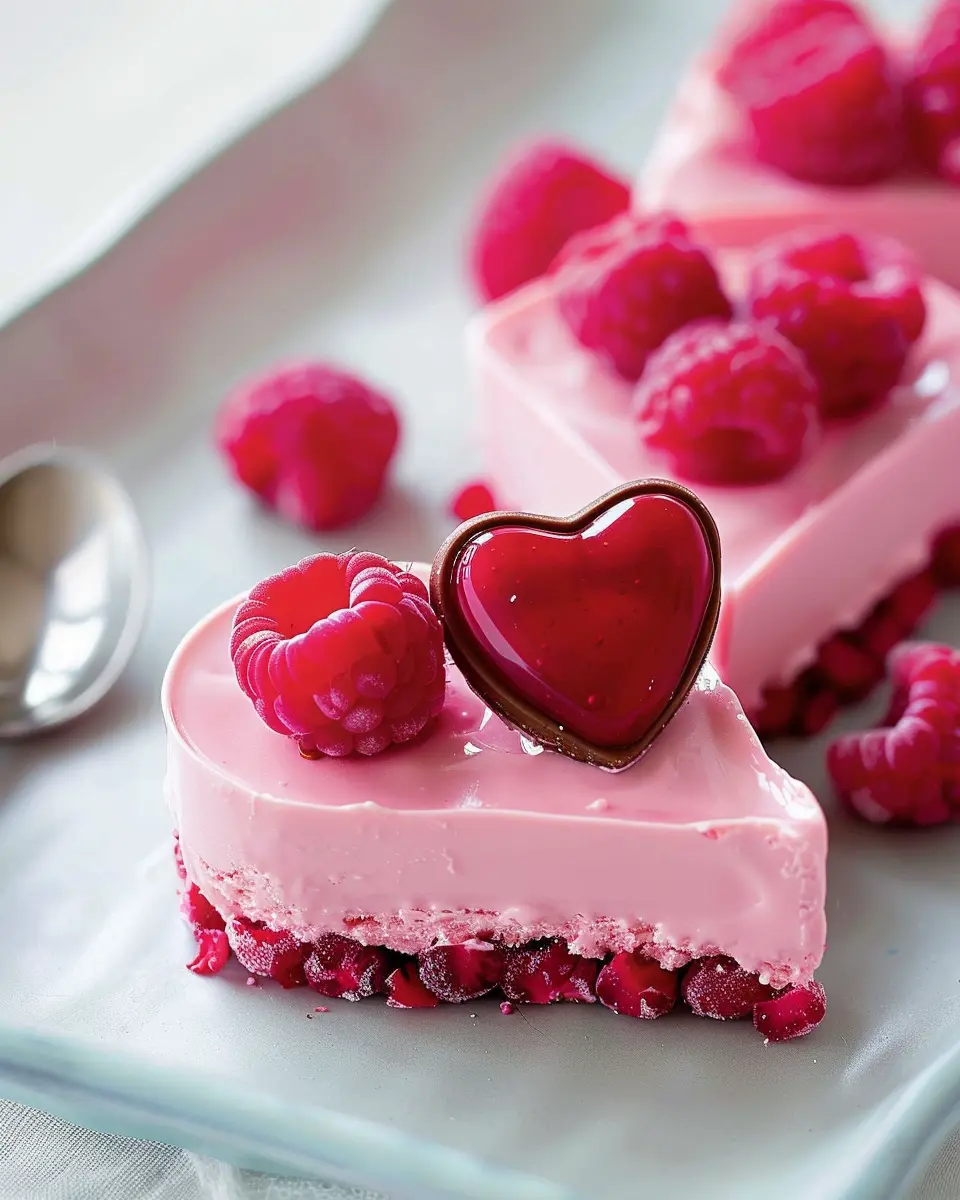 Raspberry Mousse Hearts: Indulgent Treat for Sweet Lovers